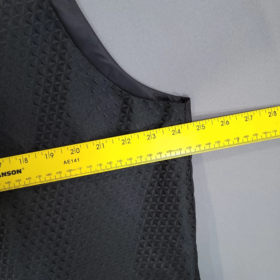 UMO LORENZO Men's Formalwear Black XXXL Vest Button Front - Image 2 of 4