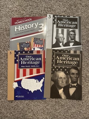 Abeka Our American Heritage 3rd Grade Lesson Plans & Teacher Keys