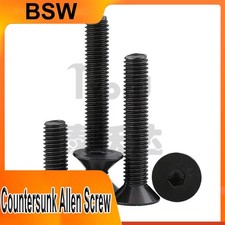 1/4 1/8 3/16 3/8 5/16 5/32 Countersunk Allen Socket Screw Bolts Carbon Steel BSW