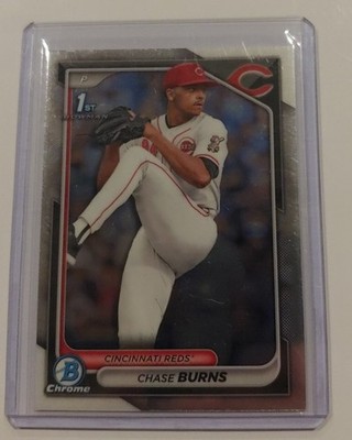 2024 Bowman Draft Chrome Chase Burns 1st Chrome Base