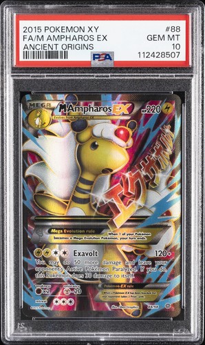 M Ampharos-EX graded PSA 10 for sale on eBay