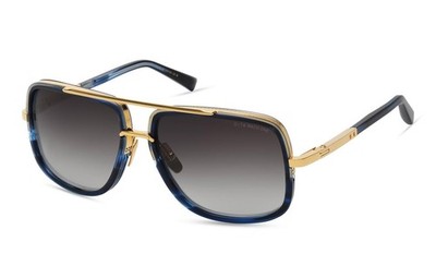 DITA MACH ONE DRX-2030 X Yellow Gold Blue Grey Gradient Lens AUTHENTIC