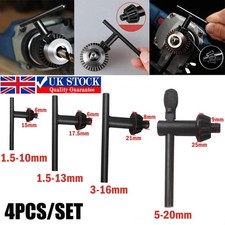 Chuck Key Replacement drill 4-Size Chuck Keys 10mm 13mm 16mm 20mm Fit for Lathes