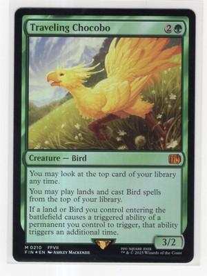 MTG Final Fantasy Foil Mythic #0210 Traveling Chocobo