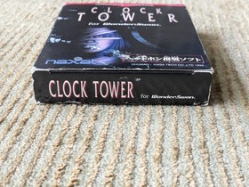 Clock Tower Bandai Wonderswan Complete CIB Tested US SELLER