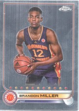 2022 Topps Chrome McDonald's BRANDON MILLER #52