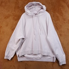 ALL SAINTS Hoodie Womens Medium Large Pink Oversized TOR HOODY Sweatshirt