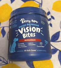 Zesty Paws Senior Advanced Vision Bites Vision Soft Chews 90 Count