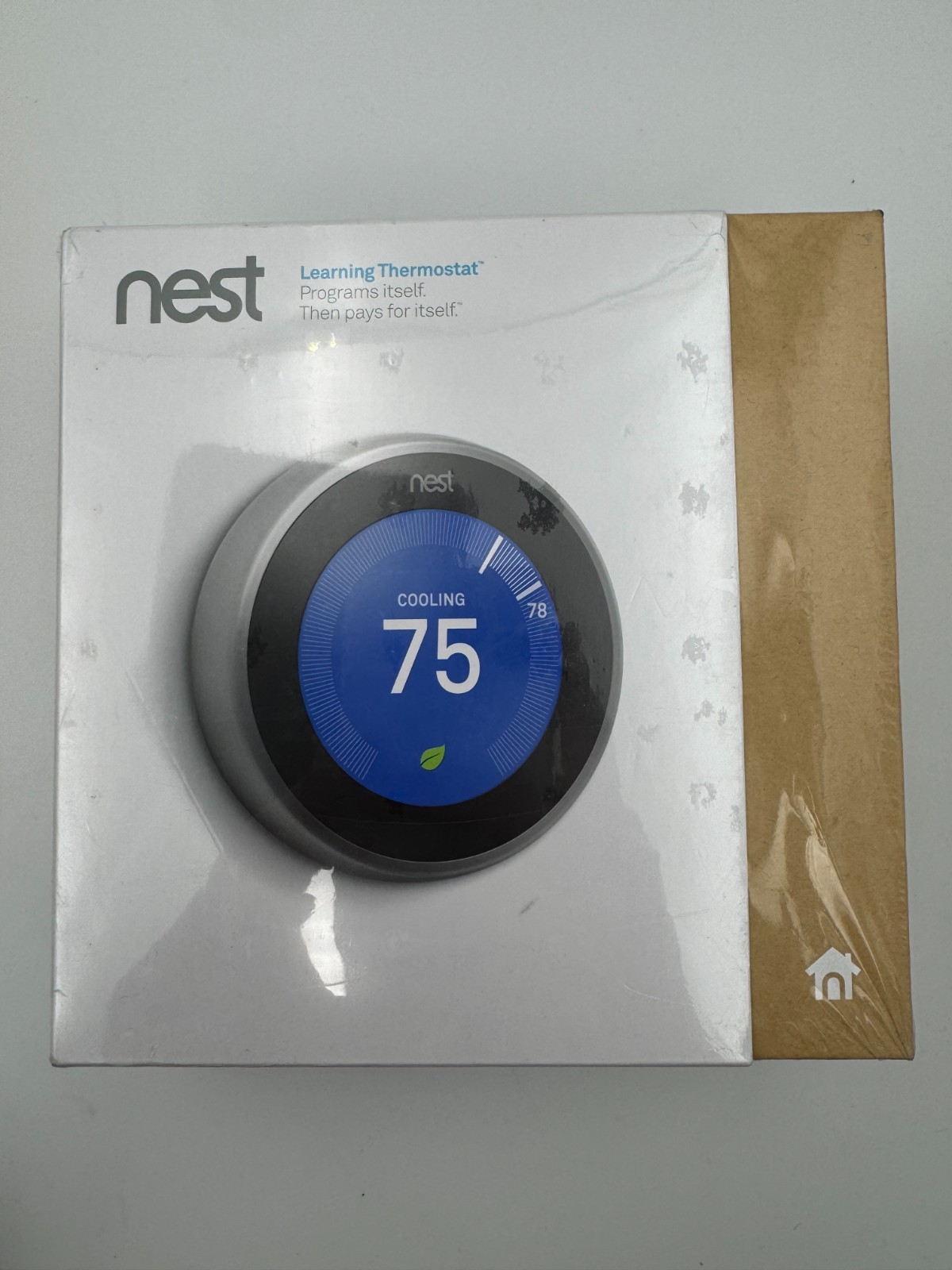 New-Google-Nest Learning Thermostat-Stainless Steel-3rd Gen.