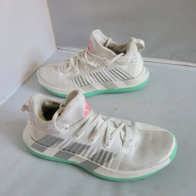 adidas Stabil Next Gen Handball White Silver Shoes Women's Size 8