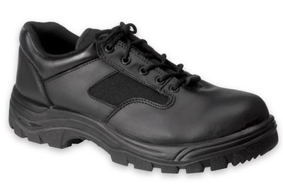 WORK ZONE Men's Soft Toe Oxford Slip Resistant Work Shoe Black - N477, Black