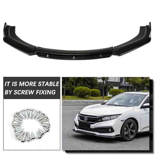 For VW Beetle A5 2011-16 Front Bumper Lip Spoiler Splitter Body Kit Glossy Black