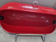 Westco red breadboy bread bin breadbin
