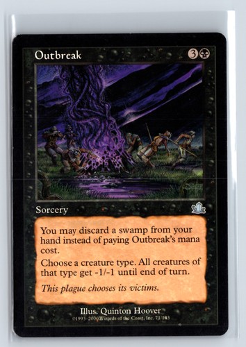 (2X) Outbreak Prophecy Uncommon – MTG Magic the Gathering Card - Picture 3 of 7