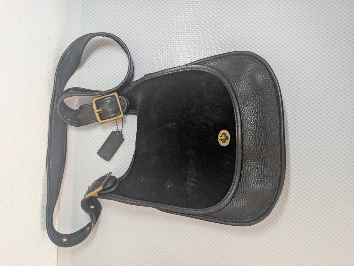 バッグ COACH RARE signature BLACK suede bag Coach Black Suede Exterior Bags & Handbags for Women | eBay