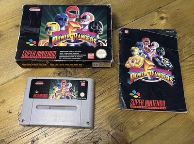 Mighty Morphin Power Rangers SNES PAL Komplett OVP RAR Super Nintendo