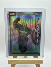 2026 Topps Chrome Marvel Comics #19 Captain America Refractor