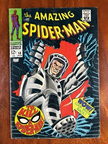 The Amazing Spider-Man #58 MAR 1968 --Ka-Zar Very Good VG+
