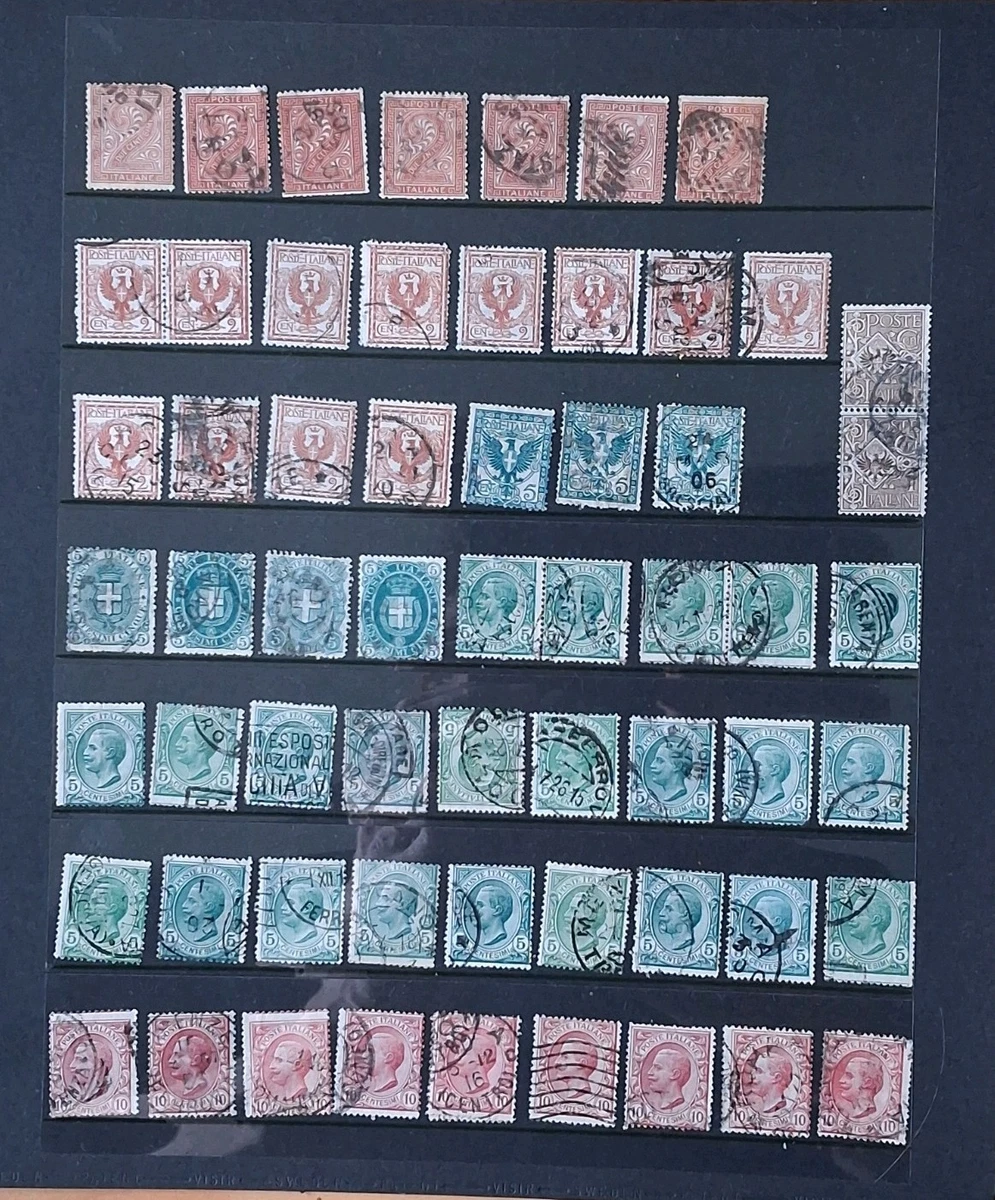 Italien ab 1860 Briefmarken großes Lot gestempelt