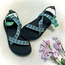 Chaco Girls Z/1 EcoTread Mint Strappy Sandals - Size 4 6 in women's