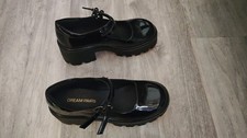 Women s Mary Jane Platform Chunky Block Pumps Round Toe Retro Dress Pumps