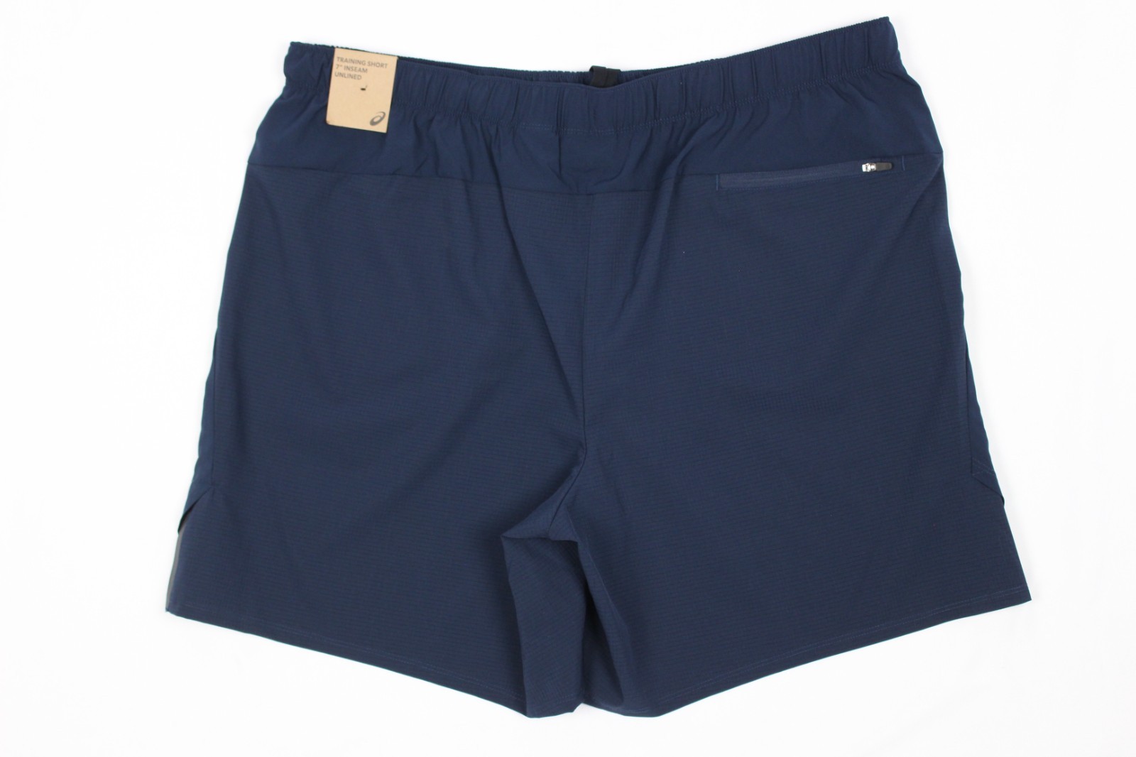 Asics Men's 7" Woven Ripstop Stretch Shorts Running Gym Navy Blue Unlined thumbnail 2