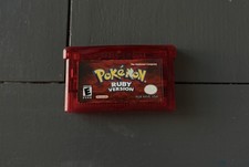 Pokemon Ruby Nintendo Gameboy  Advanced - New Battery, Authentic, Tested