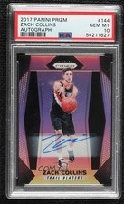 2017-18 Panini Prizm Silver Prizm Auto Zach Collins #144 PSA 10 GEM MT Auto n0c