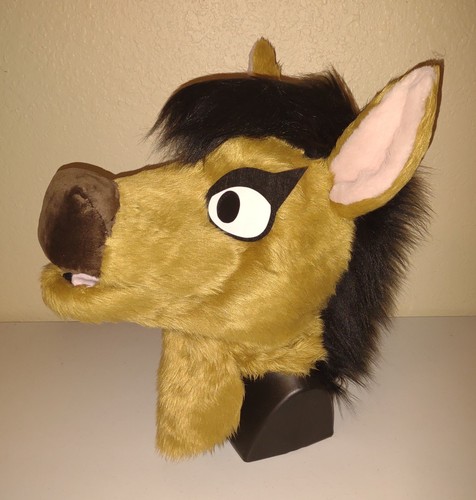 Horse Fursuit Partial Animal Costume Mascot Head And Tail! - Picture 6 of 16