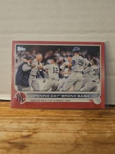 2022 Topps Update #US45 Opening Day Bronx Bash Mother's Day Pink #'d /50 Judge
