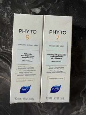 Phyto 9 Nährende Tagescreme für sehr trockenes Haar und Phyto 7 Hasrtagescreme