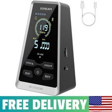 Digital Metronome for Piano,Guitar,Violin,Rechargeable LCD Electronic Metrono...