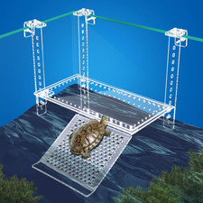 Turtle Docks Large Adjustable Turtle Basking Platform for Aquatic Turtles, Desig