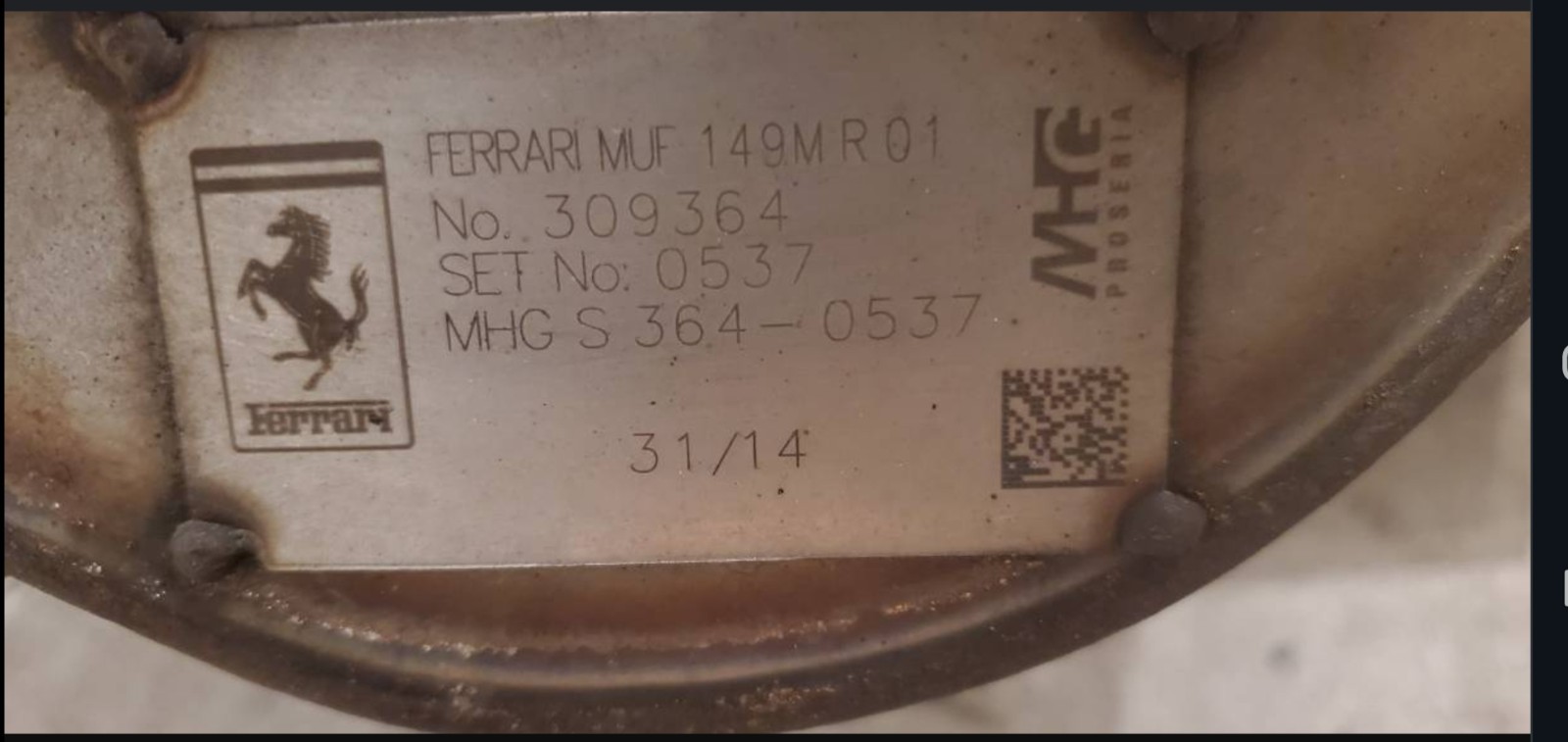 FREE SHIPPING-Ferrari California OEM exhaust kit
