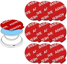 9 Pack Pops Sticky Adhesive Replacement for Socket Mount Base , VHB 3M Sticker