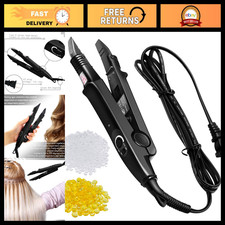 Keratin Tip Hair Extensions Tools Kit - Professional Ktip Application Set, Black