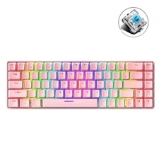 Ziyou Lang T8 68 Keys RGB Gaming Bright Mechanical Keyboard, Cav Length
