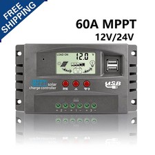 60/100A MPPT Solar Charge Controller 12V/24V ...