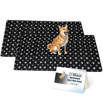 EZwhelp Washable Pee Pads for Dogs - Reusable Whelping Pads, Waterproof Rug Pad,