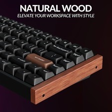 Keychron K2 HE 75 Wireless Magnetic Switch Keyboard Rosewood Rapid Trigger NEW