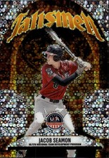 2026 Panini Stars & Stripes Prizm USA Baseball Jacob Seamon #16 Talisman Disco