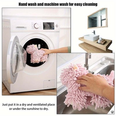 Soft Cute Washable Reusable Easy-To-Clean Super Absorbent Cute Dog Kitchen Towel