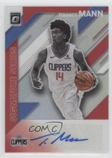 2019-20 Panini Donruss Optic Signature Series Holo Prizm Terance Mann Auto 4f5