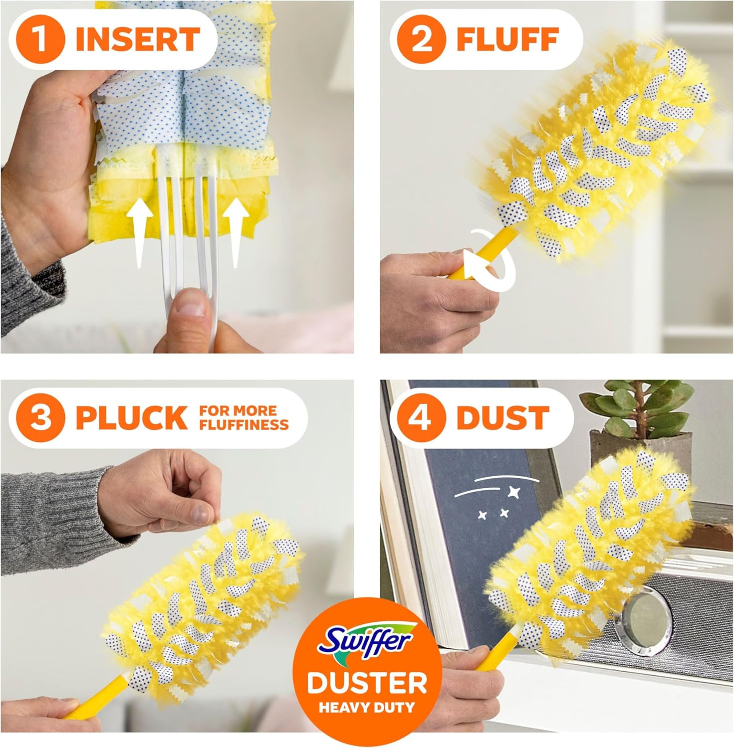 Swiffer Heavy Duty Pet Duster Refills with Febreze, 11 Count