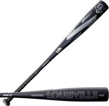 New Louisville Slugger 2022 Solo -11 USA Youth Baseball Bat Black/Gray