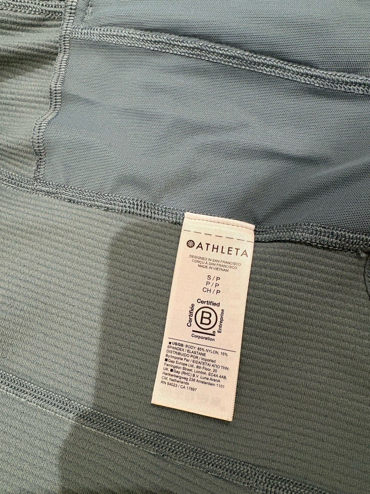 Athleta Teal Ribbed Salutation Jacket Petite Small - image 4