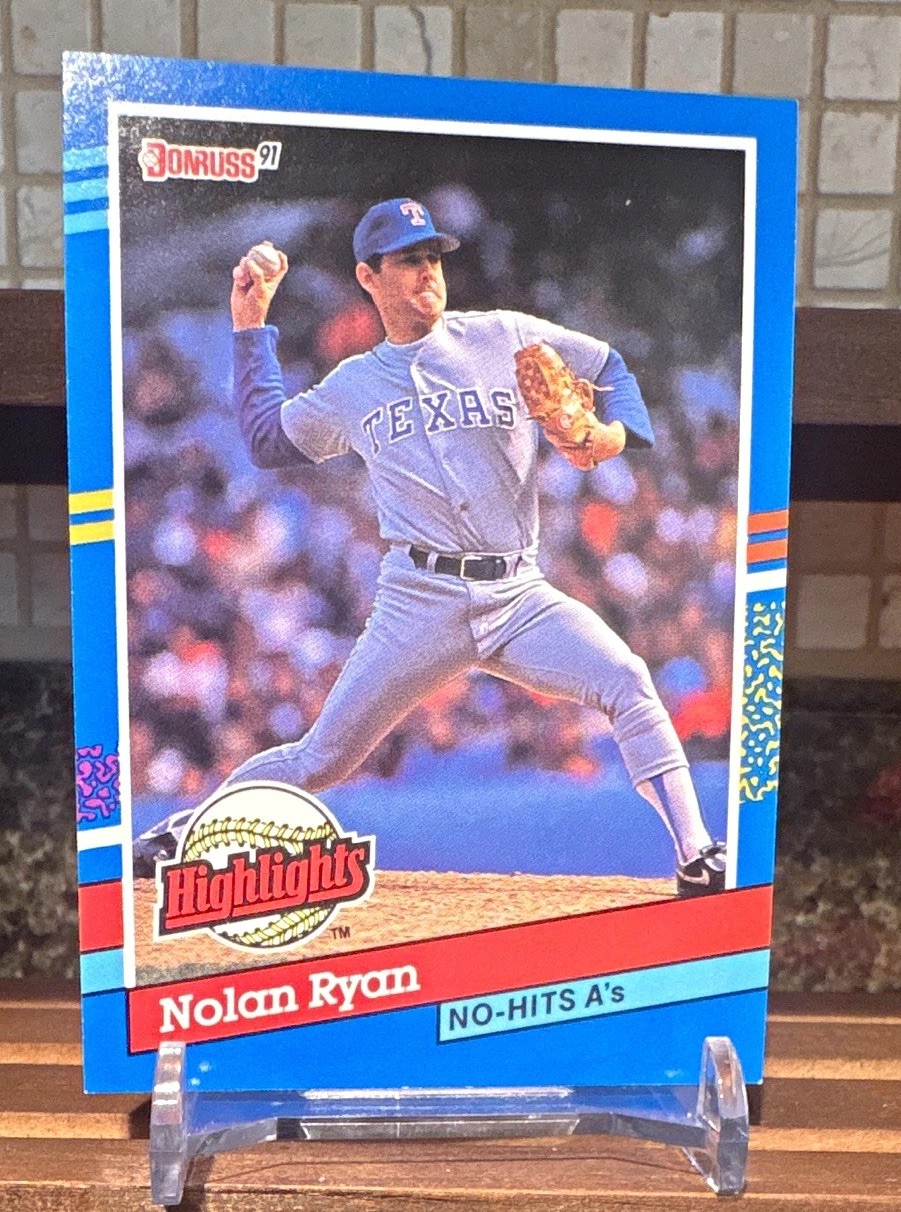 Donruss 1991 - Nolan Ryan Bonus Cards Insert - Texas Rangers #BC-3