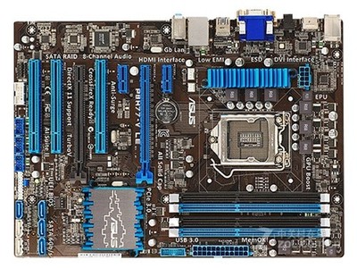 For ASUS P8H77-V LE Motherboard H77 LGA1155 DDR3 32G VGA+DVI+HDMI ATX Tested ok