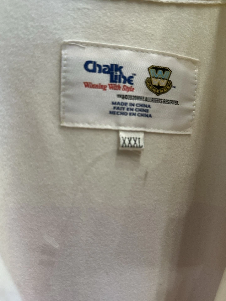 Chaqueta deportiva 2020 WWE Legends Chalk Line Hulk Hogan Yellow Hulk Rules 3XL para hombre Foto 4 de 4