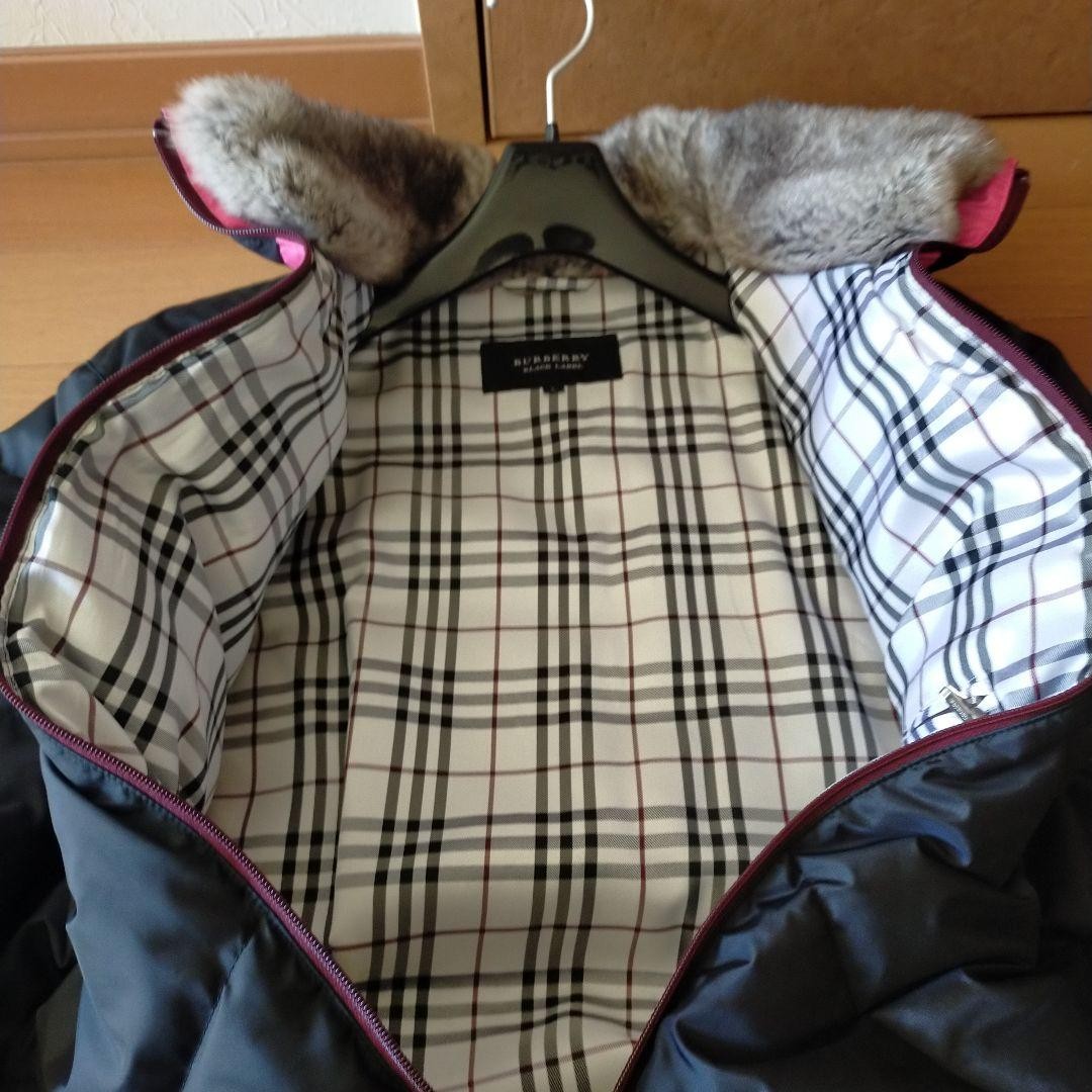 BURBERRY BLACK LABEL Down Jacket Black Size L From Japan thumbnail 22